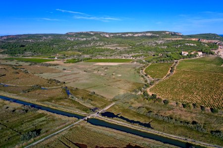 Massif de la Clape aerial