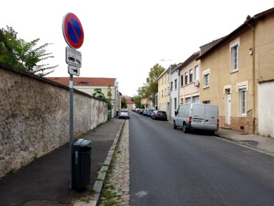 Lyon 3e - Rue Viala, vers le nord, depuis l'avenue Lacassagne