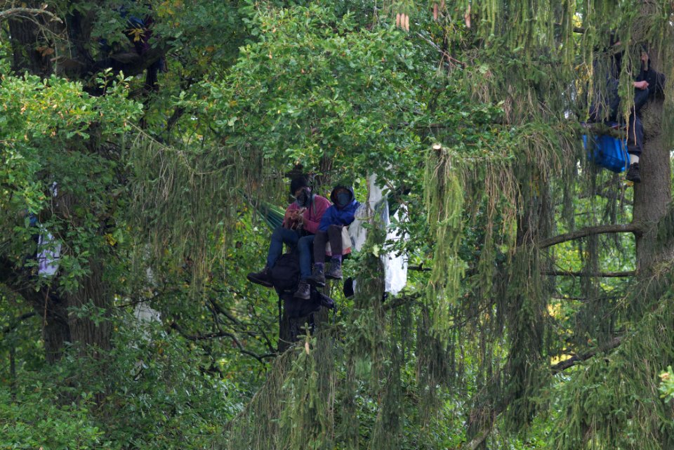 Maulbach forest blockades and protests 2020-10-06 17