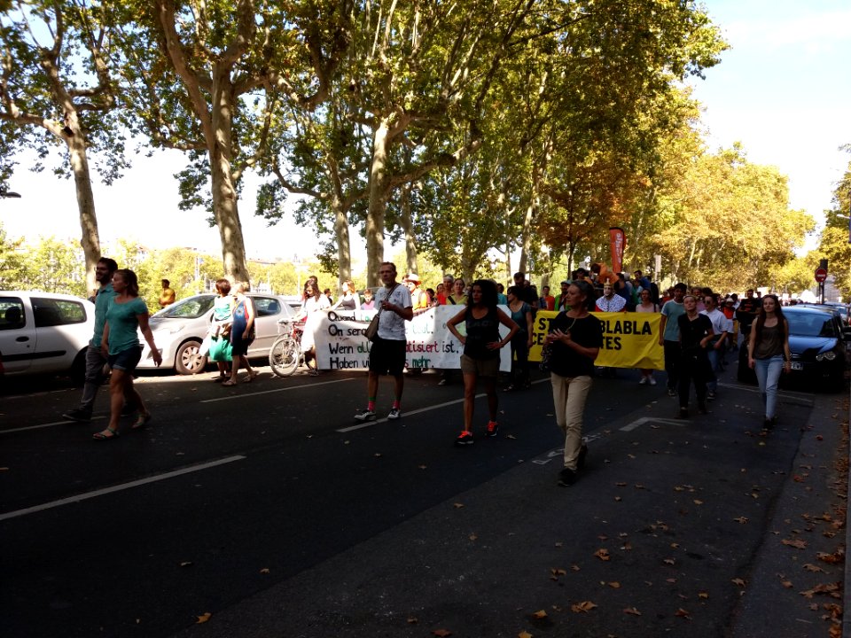 Lyon 3e - Quai Victor Augagneur, marche pour le climat (septembre 2019) (10)