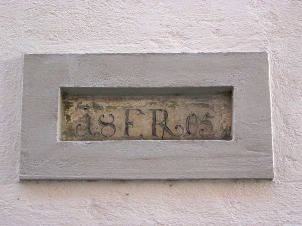 Marktplatz 13 Eichstätt -Tafel 1805