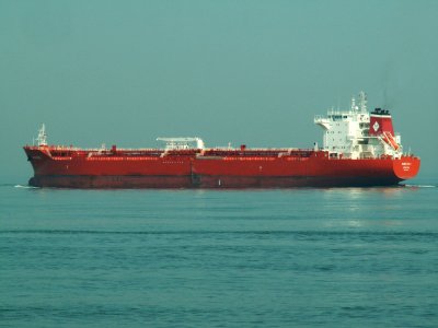 Markos I - IMO 9281566 - Callsign C4DL2 leaving Port of Rotterdam, Holland 04-May-2006