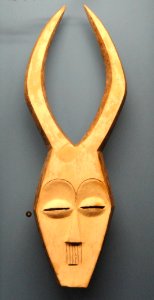 Mask, Kwele - African objects in the American Museum of Natural History - DSC05981