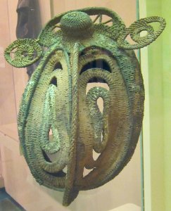 Mask for yam ceremony (babatagwa), Papua New Guinea, Maprik district, Abelam people, Nuku Village, HAA photo