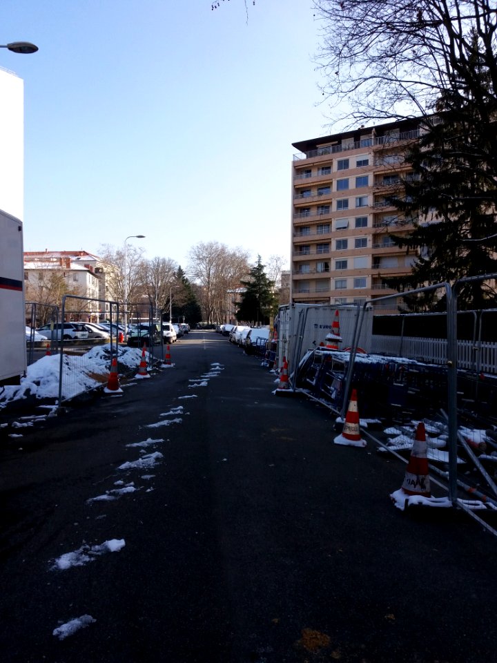 Lyon 4e - Rue Pillement - Depuis son extrémité ouest