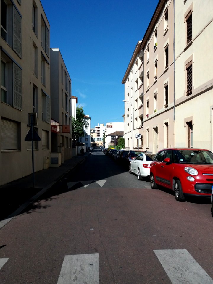 Lyon 3e - Rue de l'Harmonie, depuis la rue Feuillat