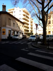 Lyon 4e - Rue Édouard Millaud, depuis la rue Bély
