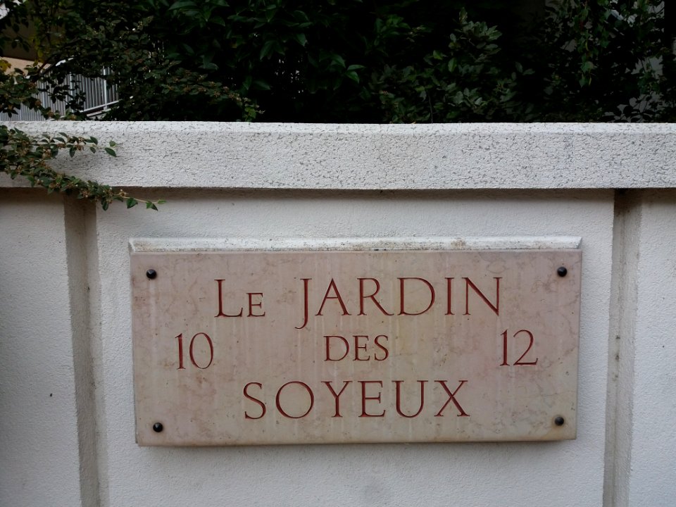 Lyon 4e - Rue Barodet, immeubles aux 10 et 12, Le Jardin des Soyeux