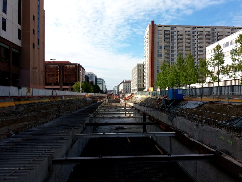 Lyon 3e - Visite du chantier du tunnel Vivier Merle (1)