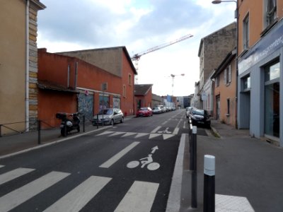 Lyon 9e - Rue de la Gare - Depuis la rue de Bourgogne