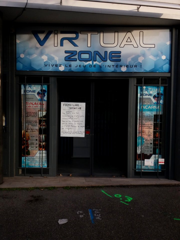 Lyon 7e - Rue Marcel Mérieux - Ancienne salle de jeu de réalité virtuelle