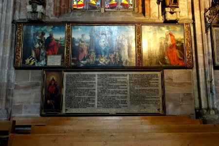 Memorial - St. Sebald church - Nuremberg, Germany - DSC01949