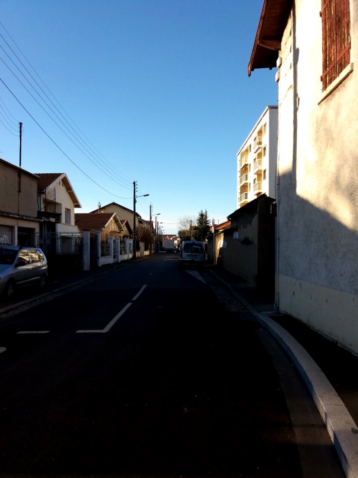 Lyon 8e - Rue de la Concorde, depuis la rue du Professeur Beauvisage