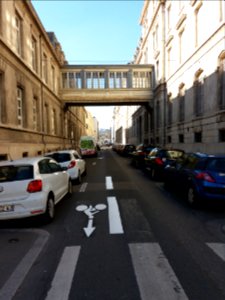 Lyon 7e - Rue Étienne Rognon, vue depuis la rue de Marseille