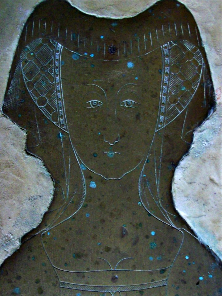 Memorial brass, Hellingly 03