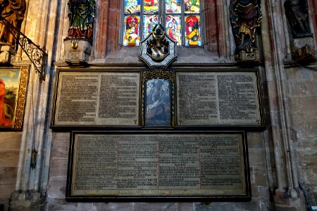 Memorial - St. Sebald church - Nuremberg, Germany - DSC01952
