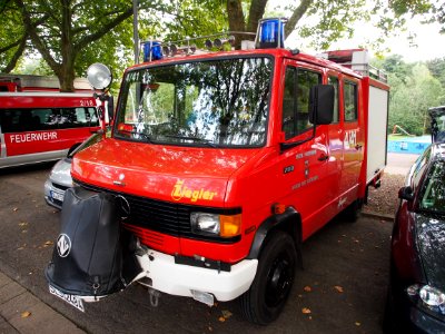 Mercedes 711D, Freiwillige Feuerwehr Kreisstadt Saarlouis, Unit 4-41, Grenzlandmeisterschaften 2014, bild 1