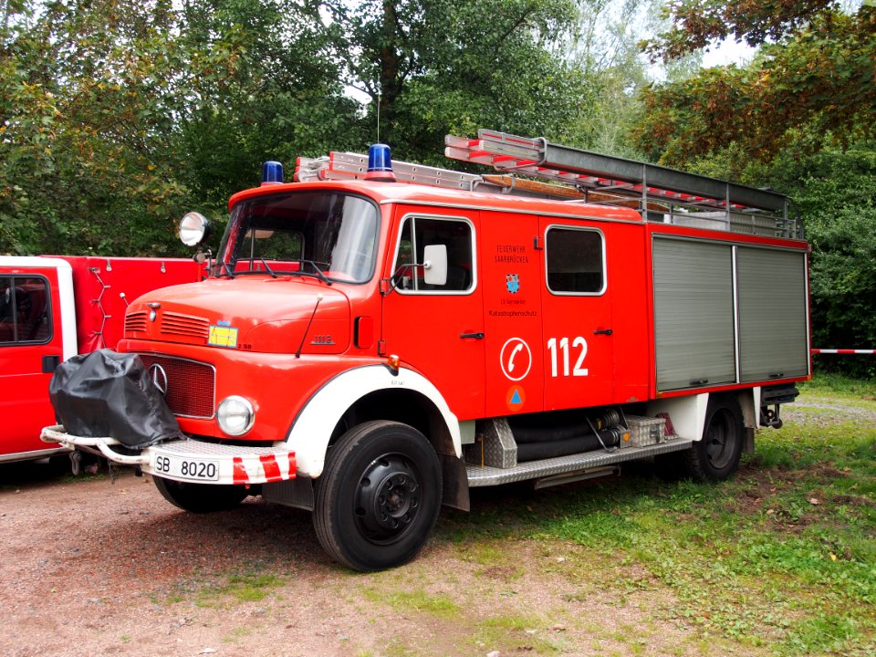 Mercedes 1113, Feuerwehr Saarbrücken, Löschbezirk Gersweiler, Grenzlandmeisterschaften 2014, bild 3