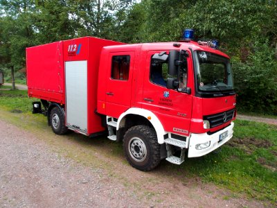 Mercedes 318 Magirus, Feuerwehr Saarbrücken, LB Gersweiler, Unit 15-62-1, Grenzlandmeisterschaften 2014, bild 2