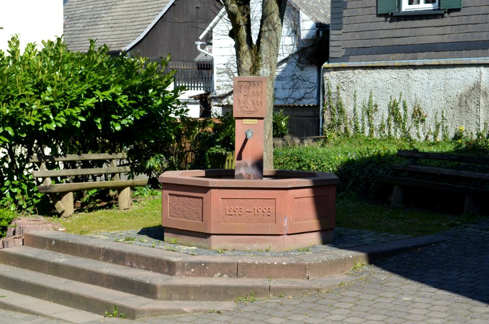 Merzhausen, Brunnen vor Langgasse 9