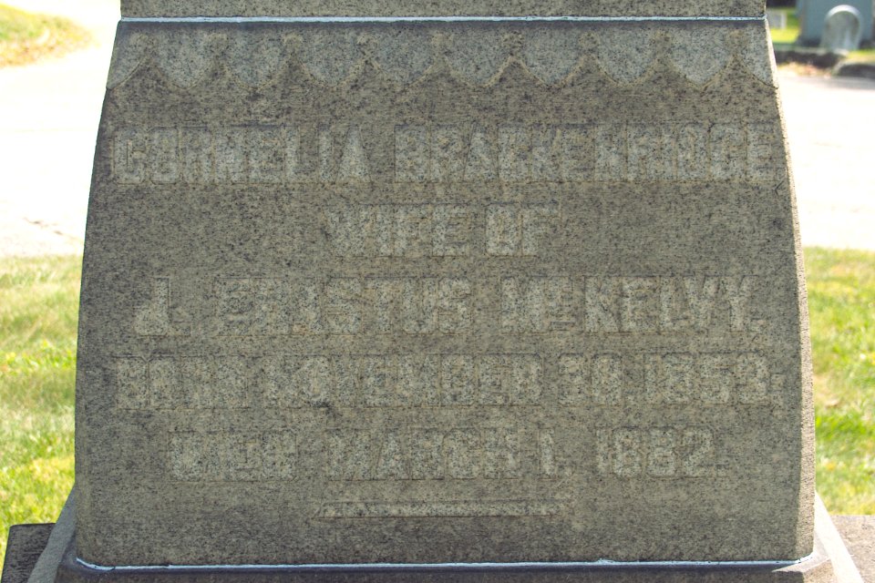 McKelvy (Cornelia Brackenridge), Prospect Cemetery, 2015-09-25, 03