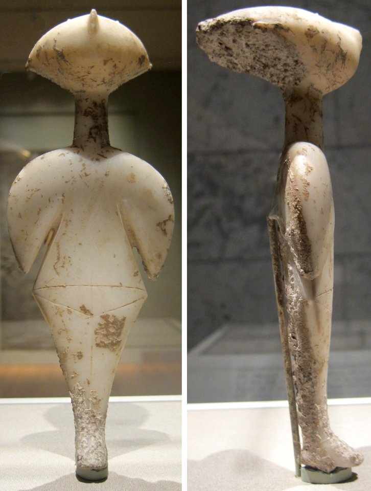 Marble statuette of a woman ('The Stargazer'), c. 3000 BCE, Cleveland Museum of Art