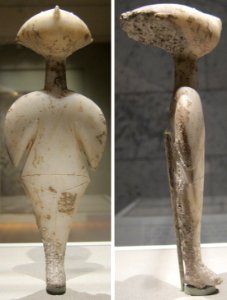 Marble statuette of a woman ('The Stargazer'), c. 3000 BCE, Cleveland Museum of Art