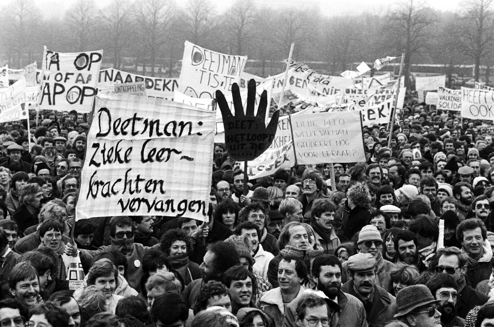Manifestatie op het Malieveld, Bestanddeelnr 932-4380