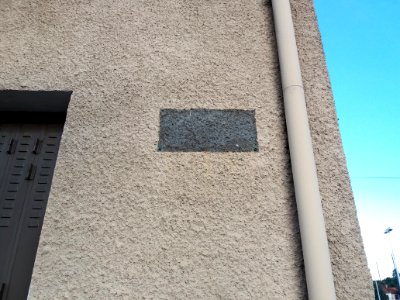 Lyon 3e - Place Claudia, plaque manquante