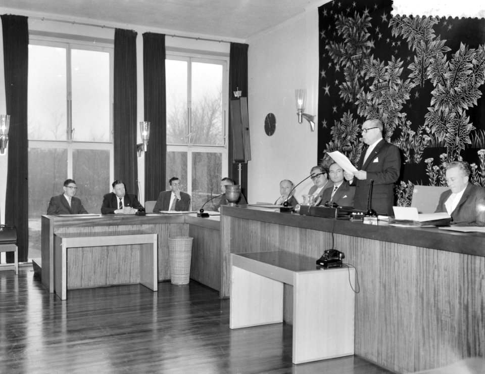 Openbare vergadering voor Detailhandel in alcoholhoudende dranken in het SER geb, Bestanddeelnr 910-9145