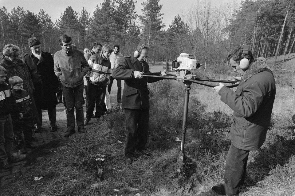 Open dag actie werknemers Staatsbosbeheer tegen plannen tot privatisering demon, Bestanddeelnr 933-9146