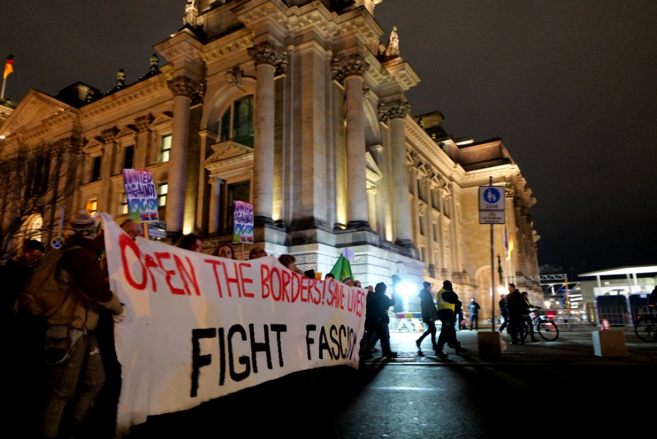 Open the borders demonstration Berlin 2020-03-03 50