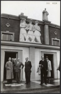 Openingen, stations, spoorwegen, burgemeesters, directies, Hollander F Q Den, H, Bestanddeelnr 091-0320