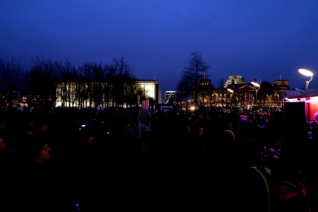 Open the borders demonstration Berlin 2020-03-03 08 photo