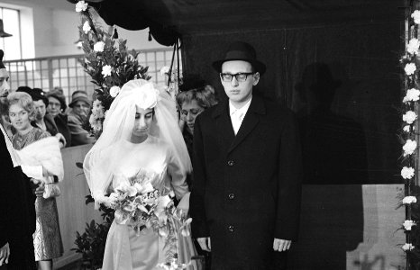 Opdracht Telegraaf Joods huwelijk in Amsterdam, Bestanddeelnr 913-3078 photo