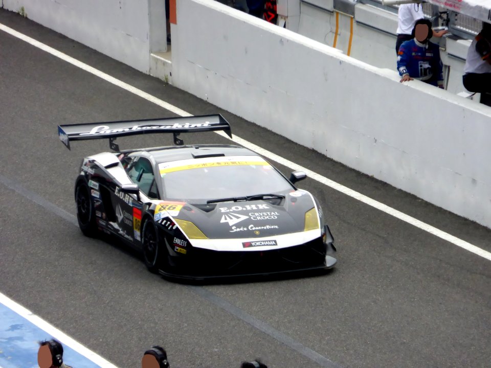 No.86 CRYSTALCROCO Lamborghini GT3 at 2014 SUPER GT SUZUKA TEST (5)