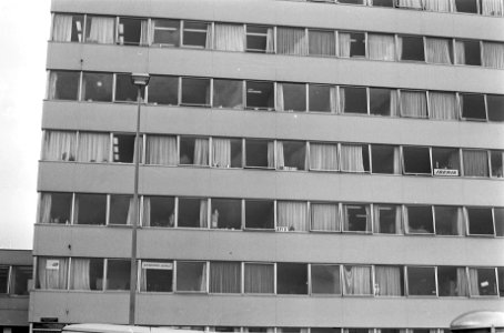 Opdracht Europubliciteit, exterieur vrachtgebouw Schiphol, Bestanddeelnr 926-5484