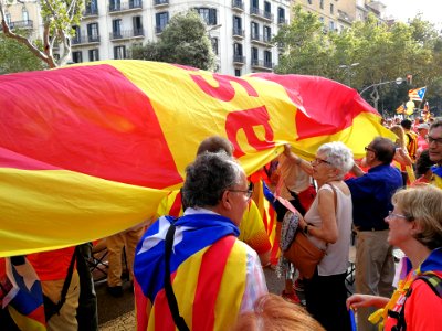 Nl Barcelona Catalan National Day 2018 Demonstration 17
