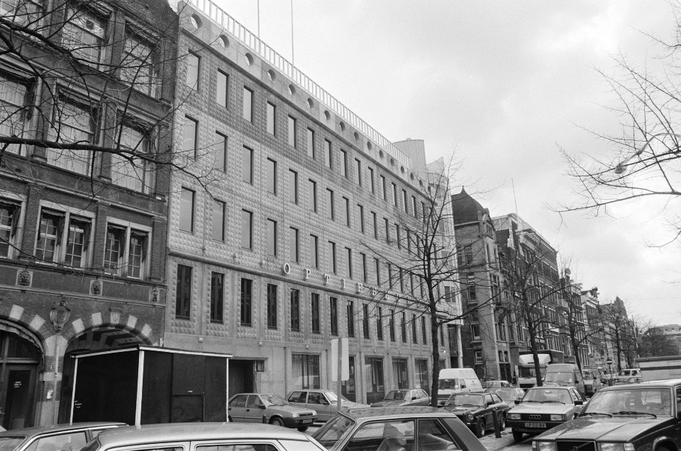 Opdracht Financieel Dagblad optiebeurs in Amsterdam, exterieur, Bestanddeelnr 933-9243