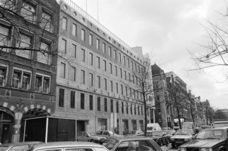 Opdracht Financieel Dagblad optiebeurs in Amsterdam, exterieur, Bestanddeelnr 933-9243