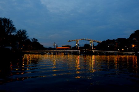 Night Bridge Reflection (228162771) photo
