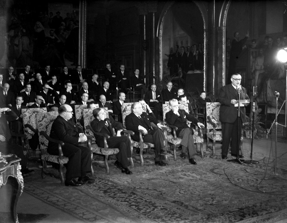 Pact van Brussel. Bevin spreekt, Bestanddeelnr 902-6329