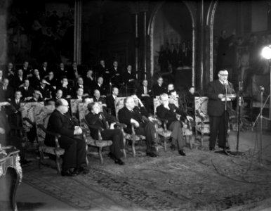 Pact van Brussel. Bevin spreekt, Bestanddeelnr 902-6329