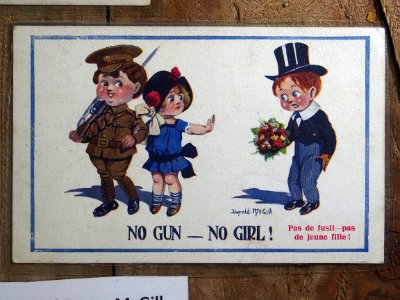 No gun - No Girl card, Musée Somme 1916, pic-070