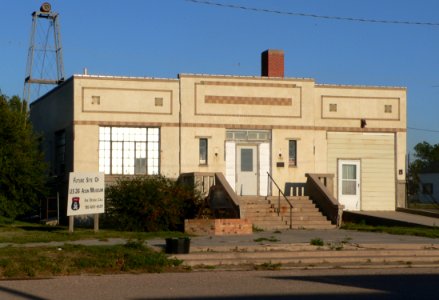 Norcatur, Kansas 1937 city hall from NW 1