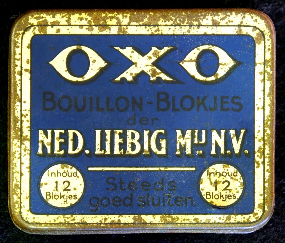 OXO Bouillon-Clokjes der Ned Liebig Mij NV blikje