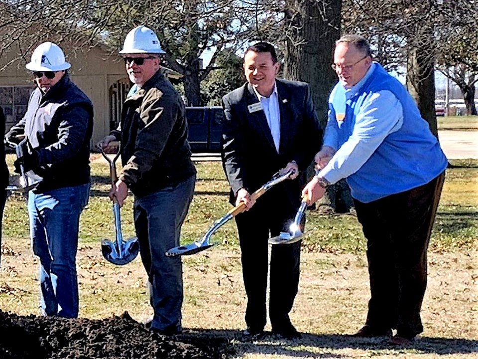 Ozark Transit groundbreaking for Springdale facility - 2020 (crop)