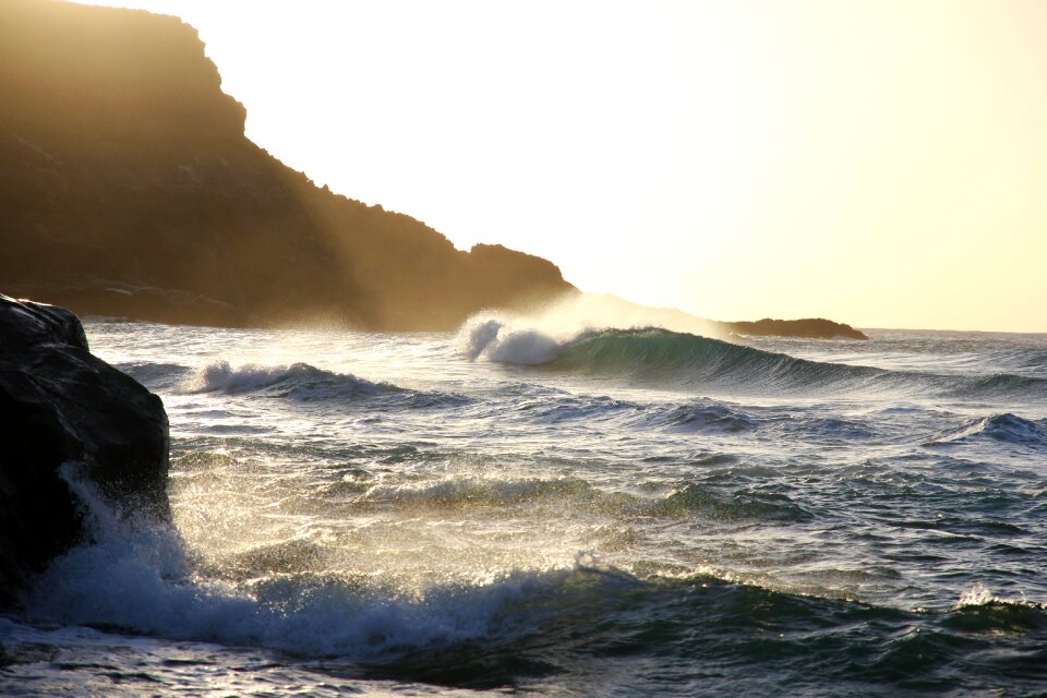 Waves nature beach