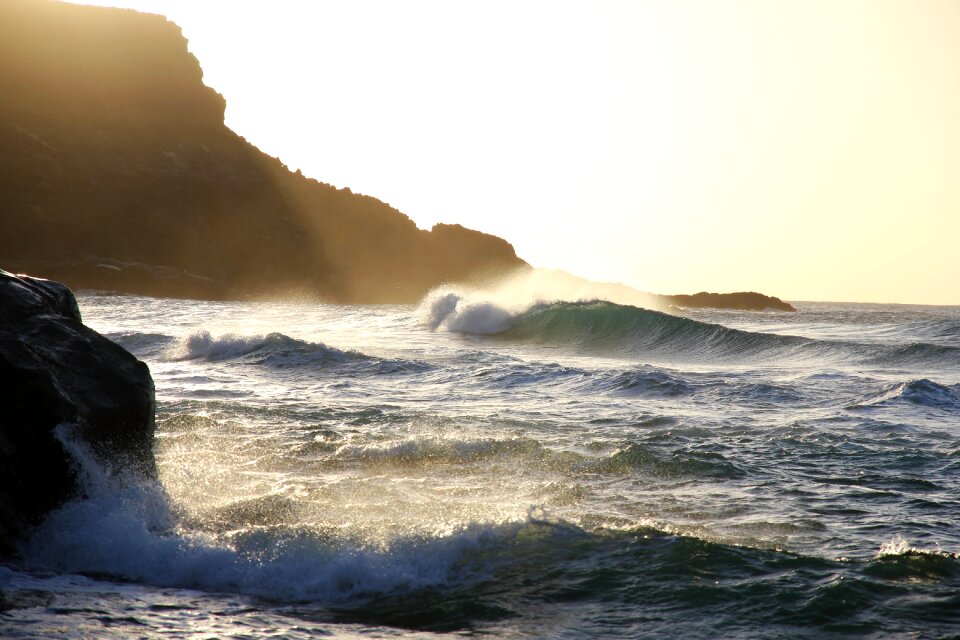 Waves nature beach photo