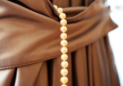 Closeup fabric brown
